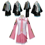 二次元动漫cos服公式服虚拟偶像cosplay服装男女表演服日系泡泡袖