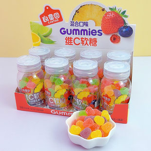 68g Mixed Flavor Vitamin C Gummies Fruity Vitamin C Sugar Office Leisure Travel Snacks Candy Wholesale