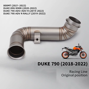DUKE790 qaz borusu modifikasiyası, 790ADV R RALLY 890R üçün zədəsiz quraşdırma