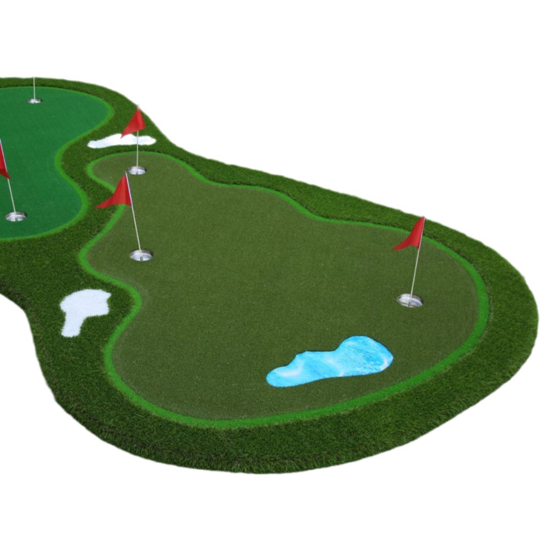 Máy tập đánh golf trong nhà PGM tốc độ bóng đôi 2×4 m thực hành chuyên nghiệp — GL015 phiên bản chuyên nghiệp nhiều nhịp Xanh tốc độ 2*4 mét, G015 phiên bản chuyên nghiệp nhiều quả Bóng tốc độ xanh 2*4 m putt bóng hộp nhỏ 1 hộp