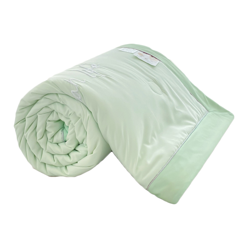 Edredón de verano de fibra de soja edredón de aire acondicionado lavable a máquina en verano edredón fresco de verano edredón fino núcleo doble de verano