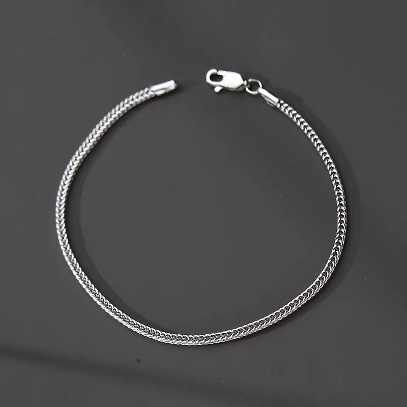 Simple Style Solid Color Titanium Steel Men's Bracelets display picture 3