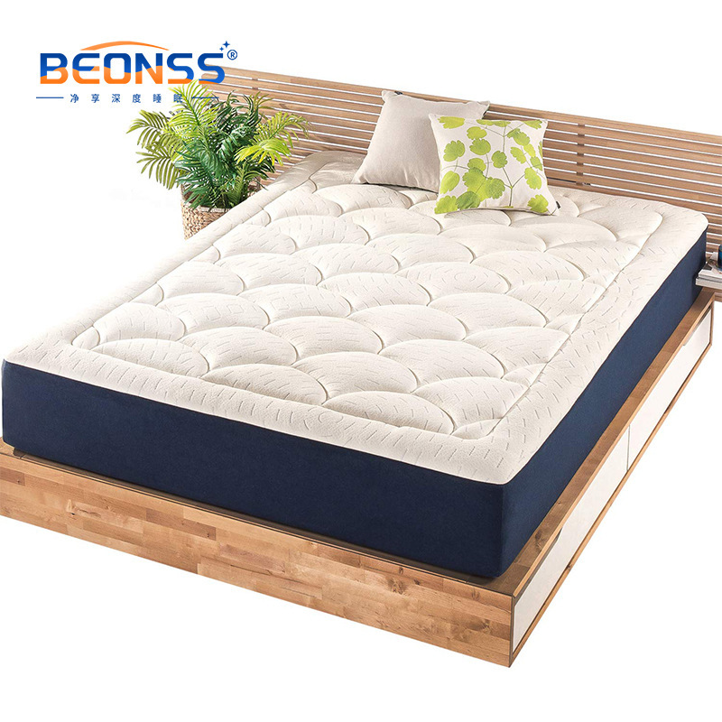 Three Layer Memory Foam Mattress Cover Breathable Cooling Gel Memory Foam Thickened Mattress