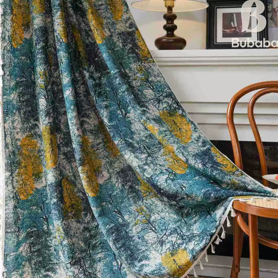 Ткань папа богемные занавески бежевые кисточки с полузатемнением декоративные занавески в гостиной Спальня трансграничные специальные занавески