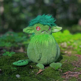 跨境新款 Mosslo the moss goblin PluSidhe 毛绒玩偶 公仔 玩具