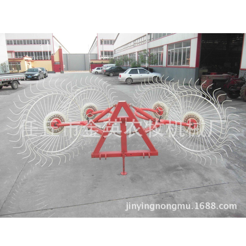 中立式 4盘搂草机  搂草机 指盘式搂草机