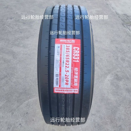 Chaoyang Tire 385/65R22.5 Vacuum Tire, Thickened for Cement Pump Trucks, Heavy-Duty Trucks, RVs, Comfortable, Fuel-Saving, Wear-Resistant