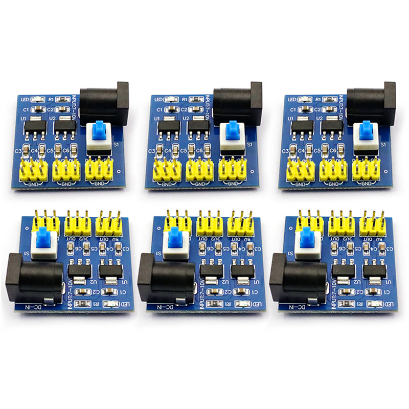 电源模块3.3V 5V 10V多路输出 电压转换模块DC-DC 10V转3.3V 5V