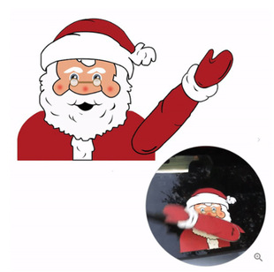 Santa Claus Waving WiperTag�}�Q�����������܇�N