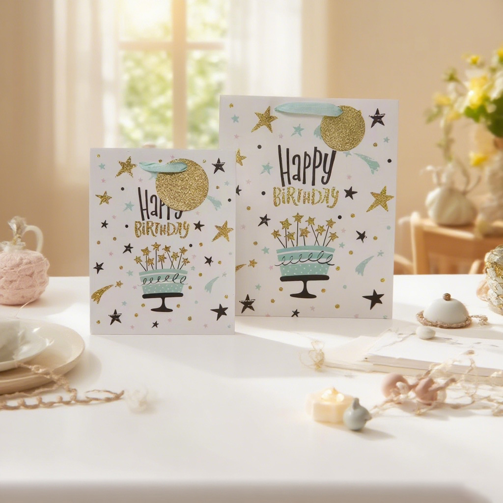 FH-23029系列新款现货生日礼物袋高档手提袋礼物包装袋手提纸袋