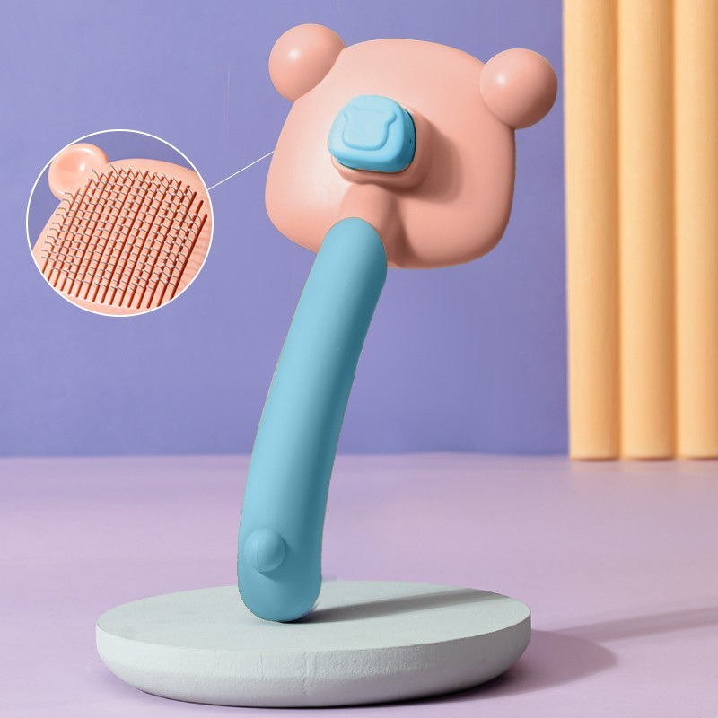 Micrófono peine de depilación peine del pelo del animal doméstico cepillo especial cepillo de pelo del perro nudo abierto depilación pelo tirando del gato suministros