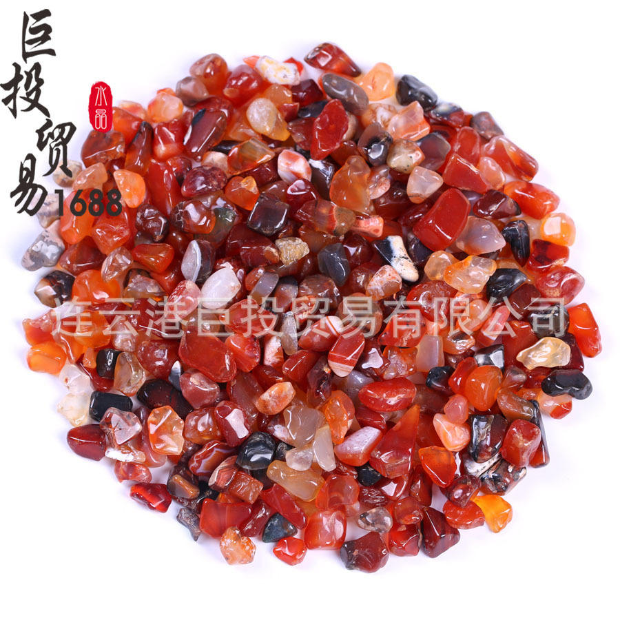 100 tipos de piedra triturada de 7 - 9mm cristal natural jade ágata espécimen de piedra preciosa marco de fotos transfronterizo mano suministro Amazon