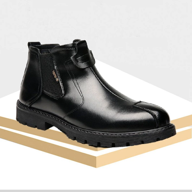 Кожаные мужские ботинки: низкий/высокий стиль MARTENS для повседневной носки