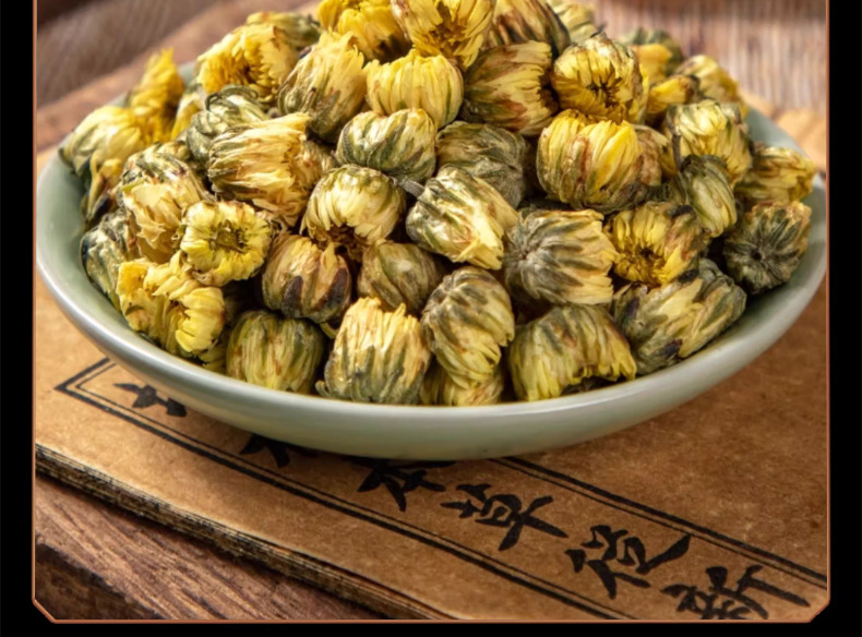 Tai Ju Chrysanthemum Tea Buds Tongxiang Hang Bai Ju Loose Dried Flower Herbal Tea 500g Bulk specifications