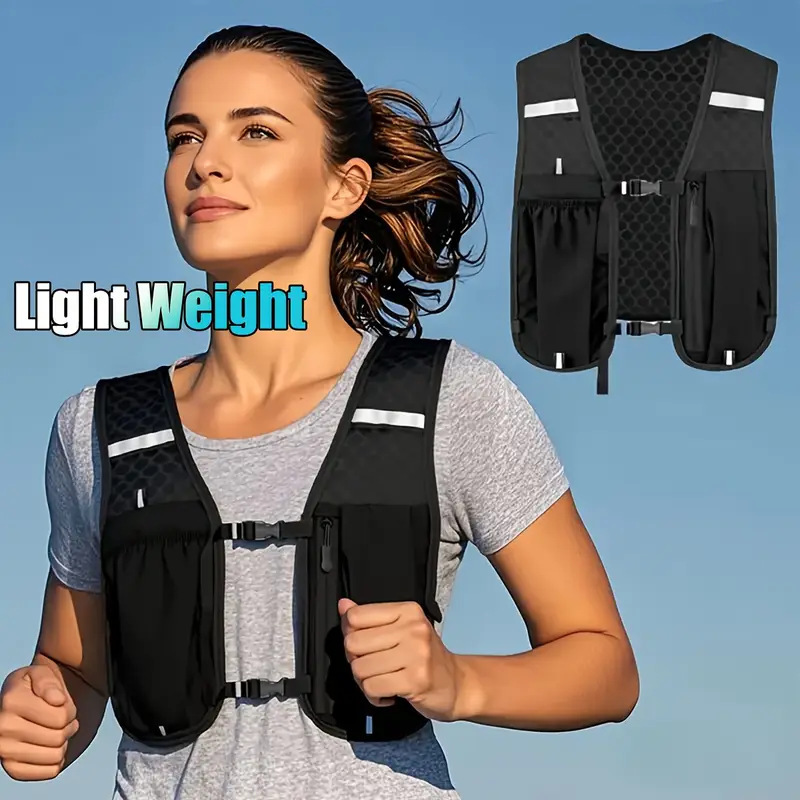 Outdoor Mountaineering Vest Bag, Running Mobile Phone Bag, Cycling Hiking Vest Bag, Lightweight Sports Storage Backpack, Water Bottle Bag Outdoor Mountaineering Vest Bag, Running Mobile Phone Bag, Cycling Hiking Vest Bag, Lightweight Sports Storage Backpack, Water Bottle Bag