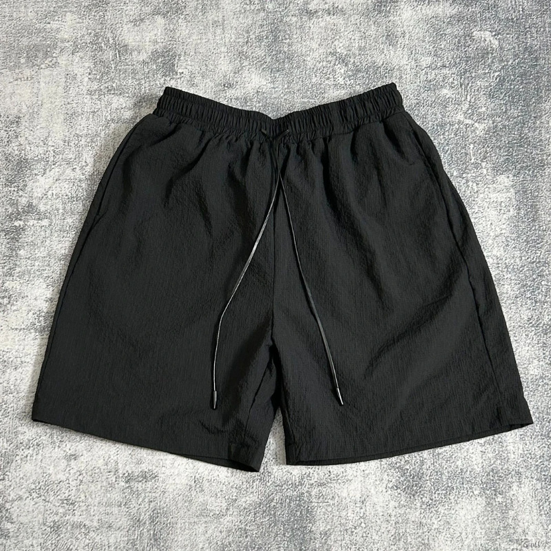 Men's Seersucker Quick-Dry Shorts - Lightweight Textured Casual & Sporty 5-Inch Shorts For Summer Outdoor Wear​_voghion.com