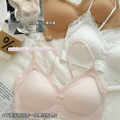 厂家直销跨境爆款无痕蕾丝内衣女薄款小胸聚拢果冻条美背心式文胸