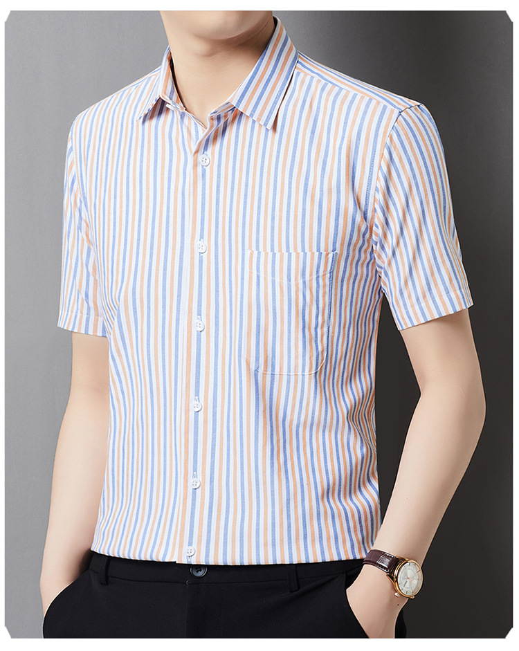 C6011 1130K ÁO SƠ MI NAM YUPTYLO NGẮN TAY TRUNG NIÊN KÍN CỔ THỜI TRANG NAM G04 SẢN PHẨM MỚI