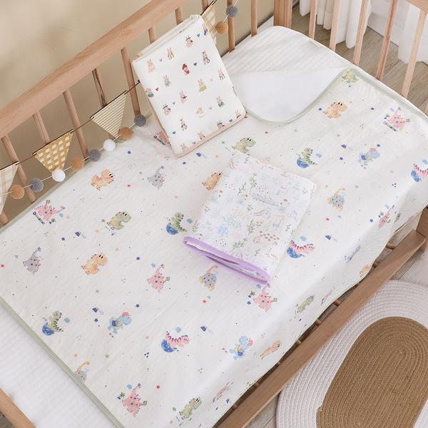 Children's gauze breathable waterproof handheld soft mattress for…