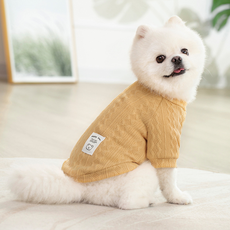 모직 스웨트셔츠 옐로우