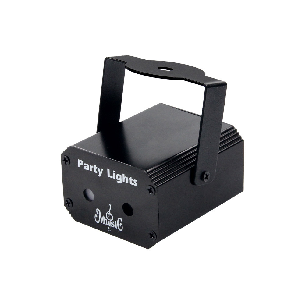 Luz láser interior pequeña lámpara de escenario inteligente luz colorida hogar KTV atmósfera disco láser flash lámpara de proyección