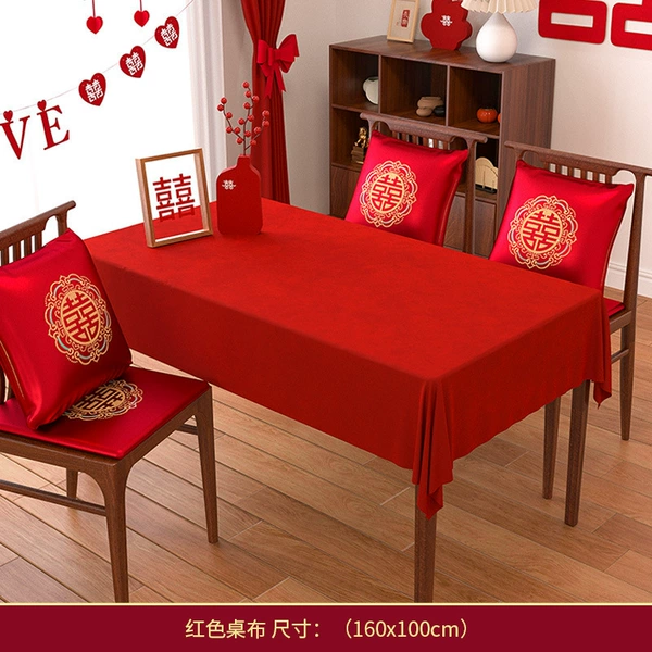 Wedding red tablecloth [160x100cm]