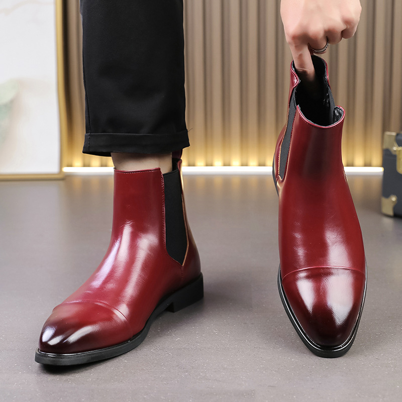 Transfronterizo de manga de hombre 2024, otoño y invierno, nuevas botas Chelsea de hombre 38 - 46 botas de hombre