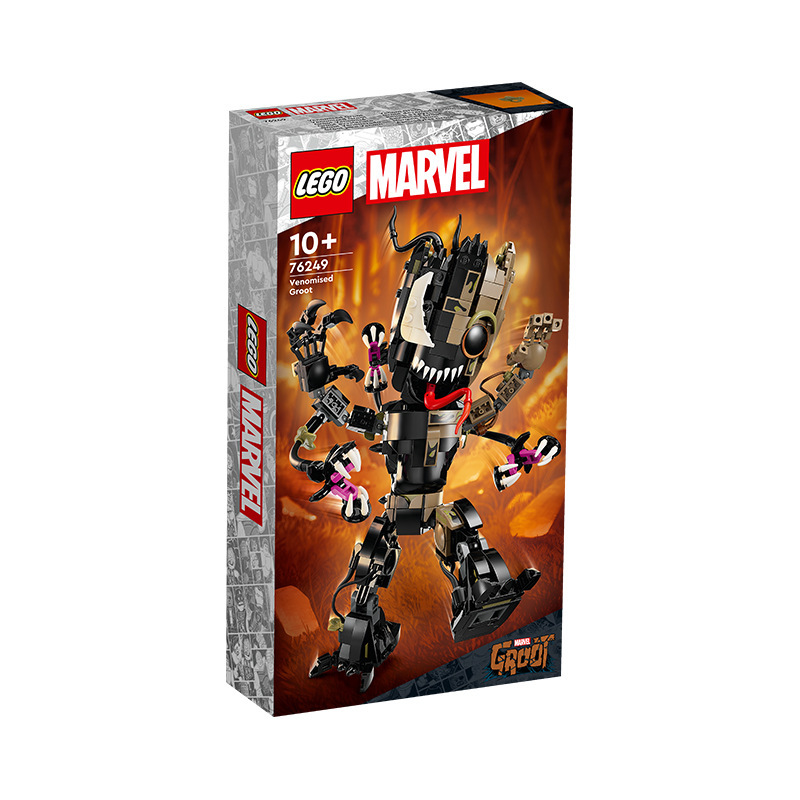 LEGO LEGO New Superhero Series 76249 Poison Liquefied Groot Boys and Girls Building Blocks