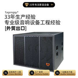 天朗音响跨境外贸批发18寸超低频音箱影院演出ktv会议室演讲音箱