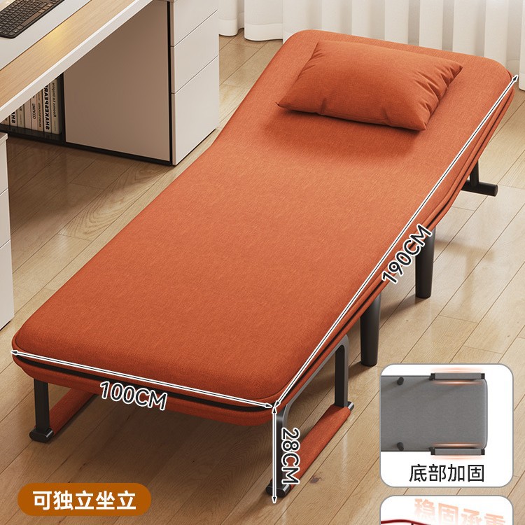 Marcha individual, siesta, oficina, hogar para adultos, simple, portátil, hospital, cama de acompañamiento, sofá cama, cama plegable para el almuerzo