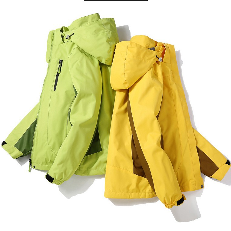 Outdoor Jackets for Men and Women, Three-In-One Set, Fleece-Lined, Autumn and Winter Workwear Jackets with Logo Printing
