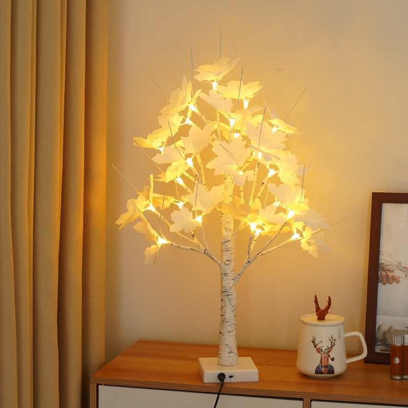 Lámpara LED con Forma de Árbol Decorativo de Plástico para Decoración de Habitaciones image 14