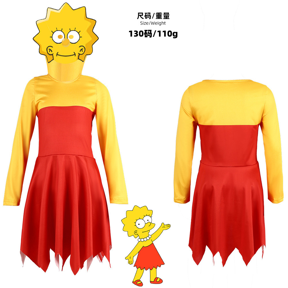 5 disfraces de cosplay a juego de la familia Simpson para padres e hijos, ideales para actuaciones en escenario.