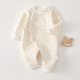 Baby Cotton-padded jumpsuit Autumn and Winter Full Moon Men's and Women's Baby Clothes Newborn Air Cotton Warm Clothes Spring and Autumn Pure Cotton