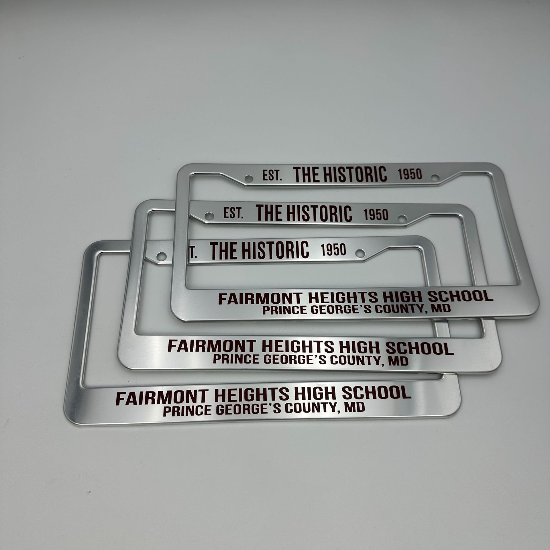 New Model American Standard Aluminum Alloy License Plate Frame, Silver Custom-Made American-Style Export Car License Plate Frame, Export Supply