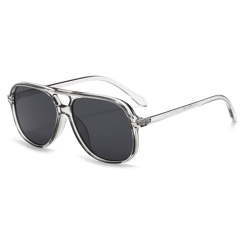 欧美双梁太阳镜男时尚蛤蟆圆框墨镜跨境个性豹纹框眼镜sunglasses|undefined