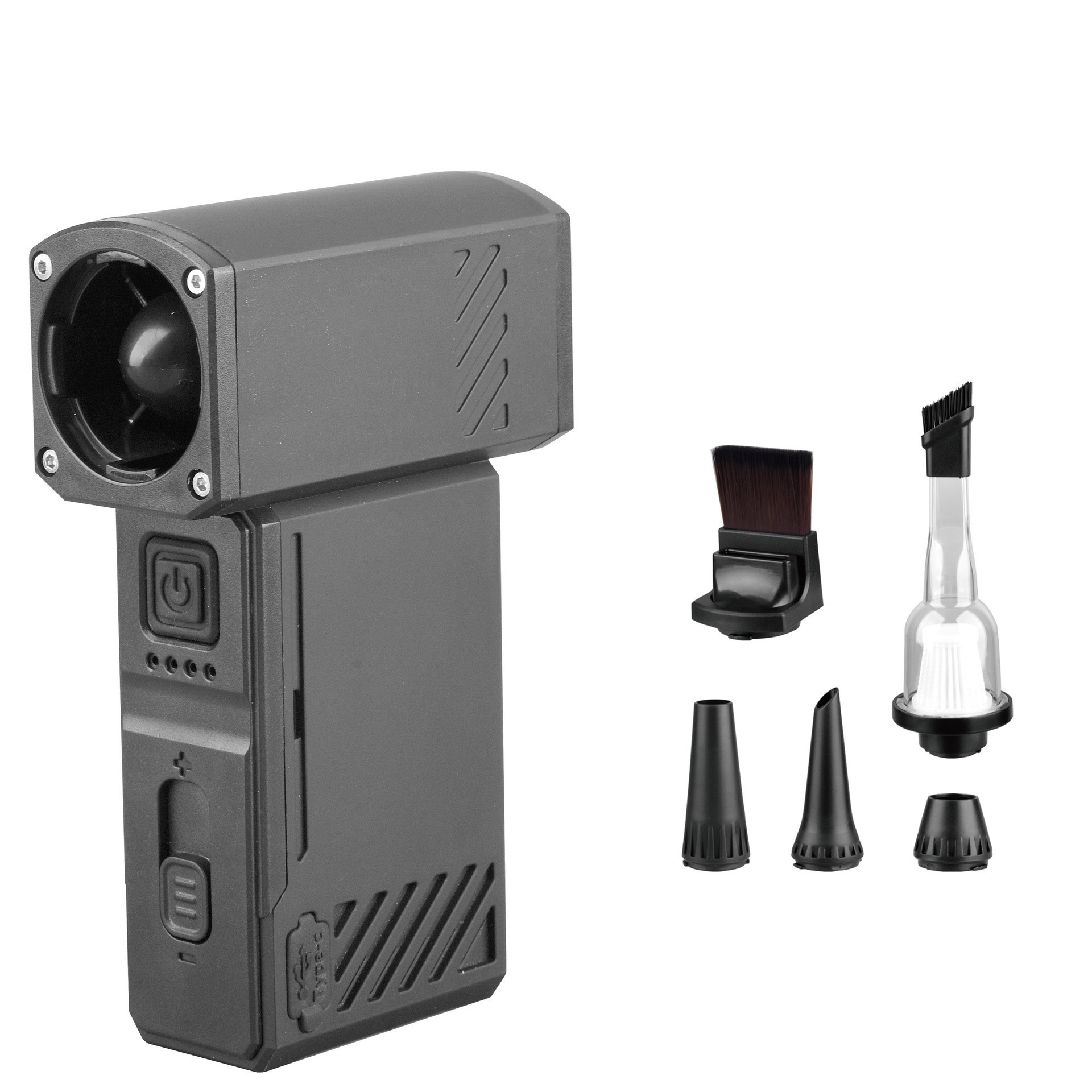 Nuevo ventilador de mano al aire libre transfronterizo Camping USB Infinite violento ventilador motor sin escobillas mini turbo ventilador