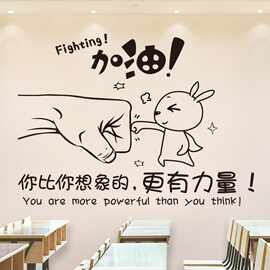 励志墙贴卧室宿舍房间学生装饰墙上贴纸自粘墙纸教室班级文化布置