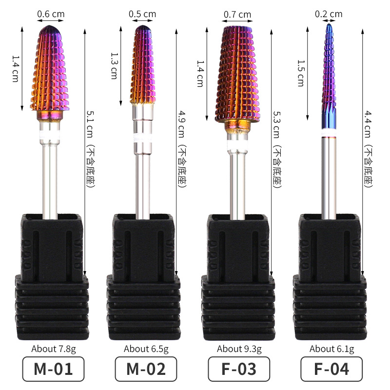 Amazon explosiva manicura de acero de tungsteno de acero para uñas