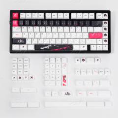 Yukiaim 正面彫刻昇華オリジナルメカニカルキーボードキーキャップ 68/87/108 アメリカライオン/ace68