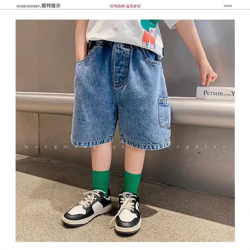 Pantalones de moda para niños, pantalones de verano para niños, pantalones de verano para niños, pantalones cortos para niños coreanos