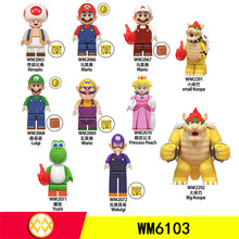 WM6103游戏动漫系列水管工路易基人仔袋装拼装积木儿童玩具