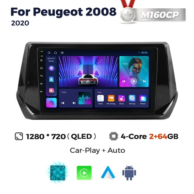 DVD Navigation 2020 Peugeot 2008 modified - m160cp-264-quad-core-wifi-version