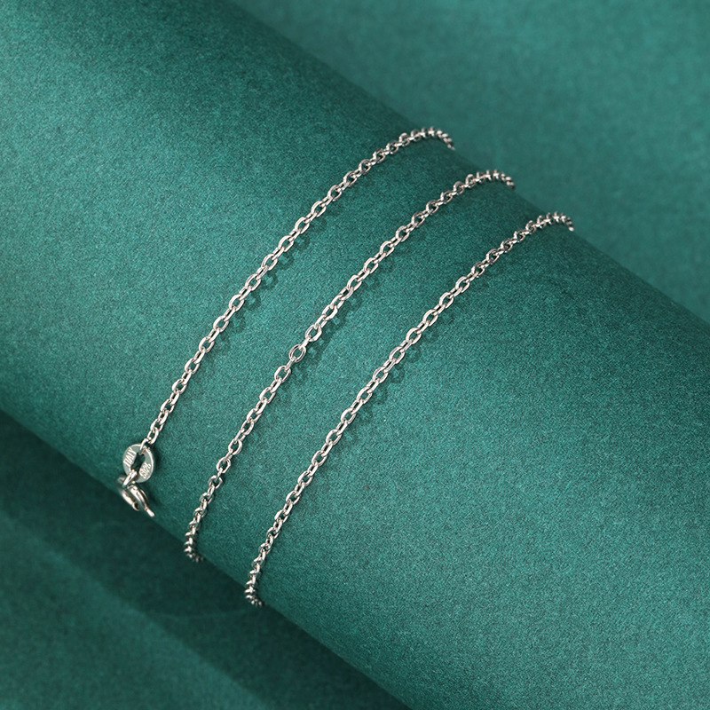 Japón y Corea del Sur temperamento retro collar colgante mujer S925 plata micro incrustado colgante de collar de clavícula en forma de gota de agua accesorios de tendencia