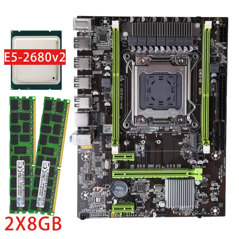 X79PRO主板CPU套装电脑台式机DDR3 ECC内存至强E5 LGA-2011CPU