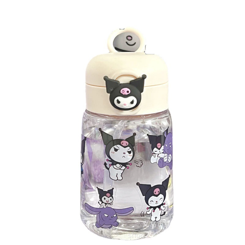 Yugui perro estilo simple de alta temperatura resistente a fugas de té taza portátil taza de agua taza de dibujos animados de alta apariencia taza de paja taza portátil