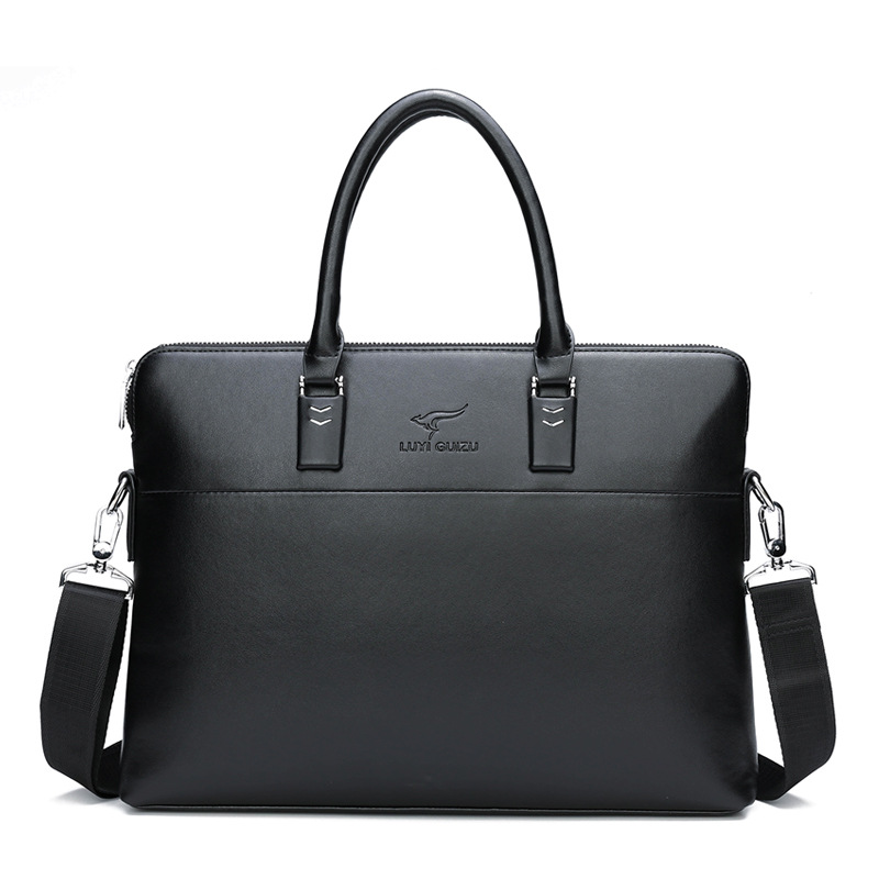 手提包男休闲简约男士包斜挎大单肩包商务横款电脑包公文包|ru