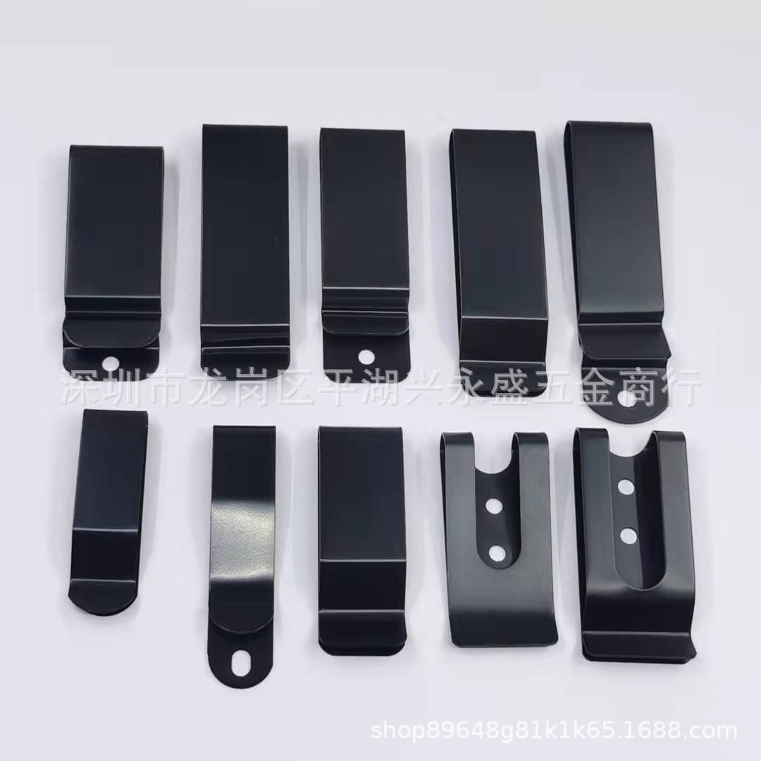 Clip de teléfono móvil clip giratorio clip de cinturón proceso de galvanoplastia clip trasero de acero inoxidable teléfono móvil caso de cuero walkie-talkie Accesorios