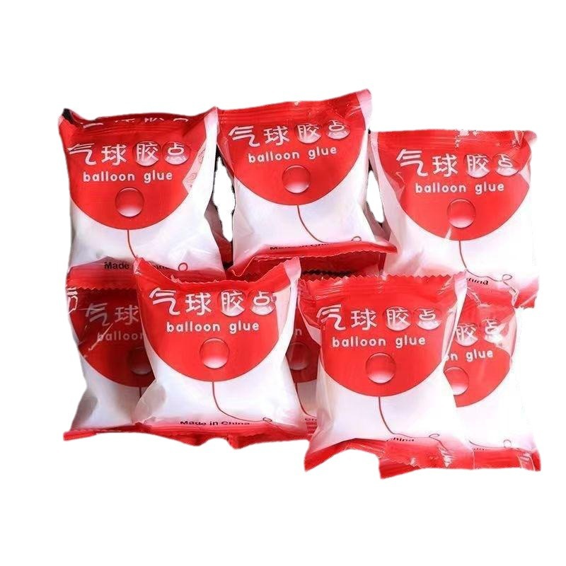 Punto de pegamento del globo pegajoso transparente que no deja marcas antiadherente pegamento de punto de la pared accesorios de suministros de boda punto de pegamento transparente