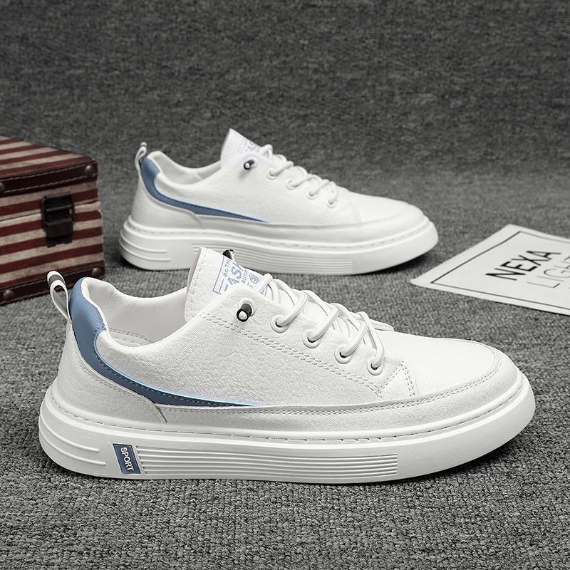Men's shoes 2023 new autumn slip-on small white shoes trend all men sports casual flat shoes_voghion.com